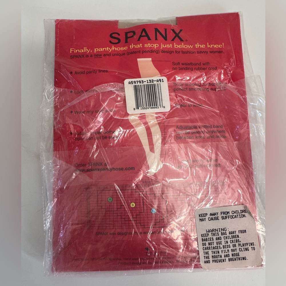 SPANX Nude Footless Bodyshaping Pantyhose - Picture 2 of 4